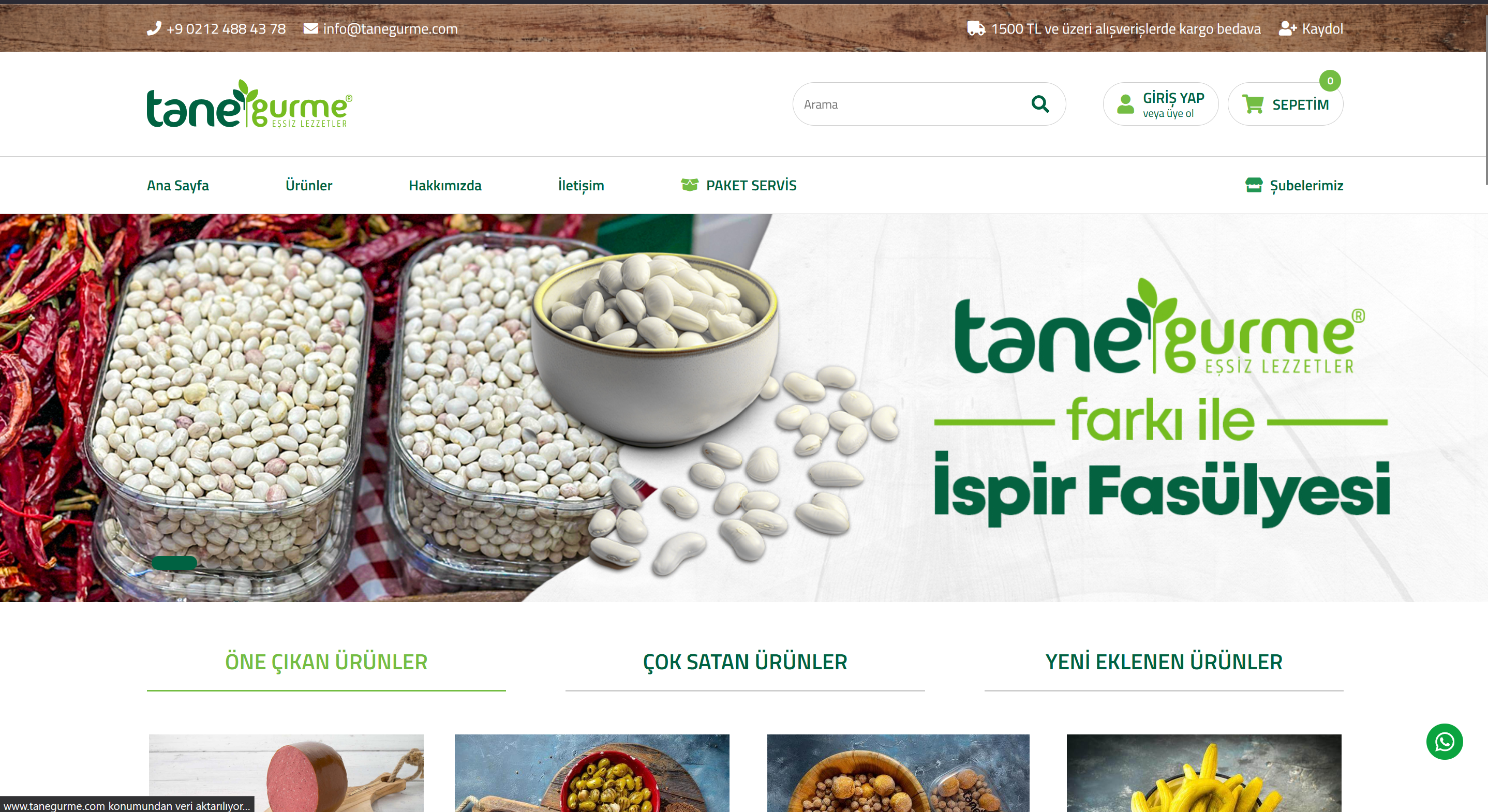 Gurme Market e-ticaret tema önizlemesi